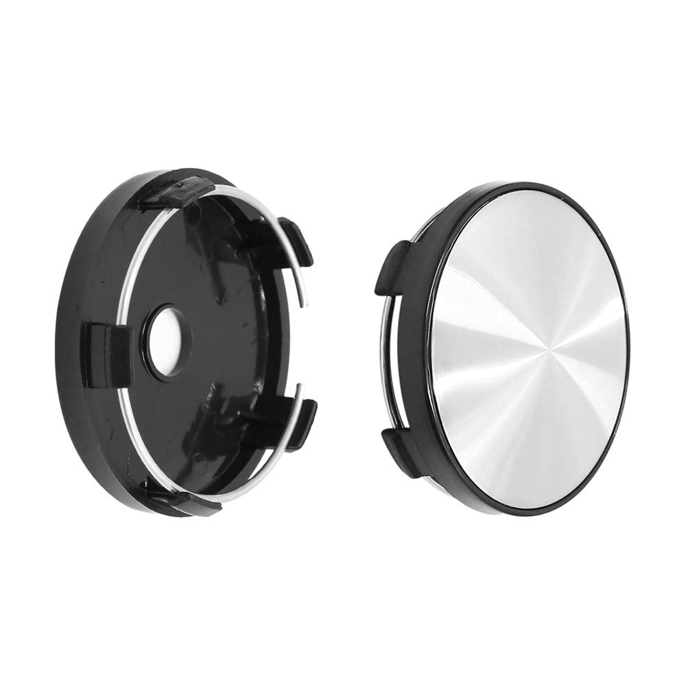 Universal 60mm Dia Black 5 Clips Car Wheel Center Tyre Hub Caps Cover Pack of 4