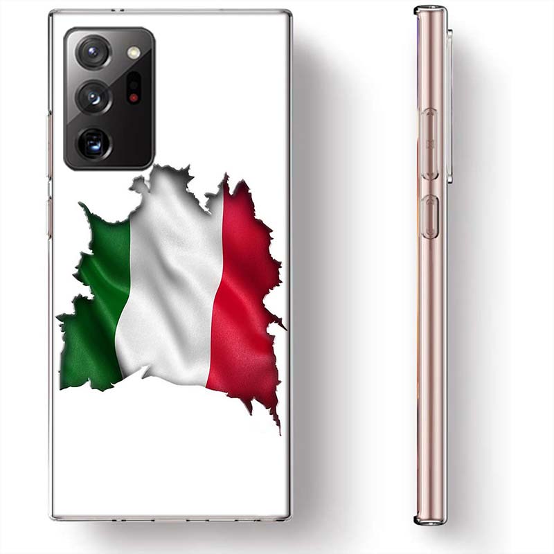 Italy Flag Phone Case for Samsung A17 A37 A57 A55 A35 A25 A15 A54 A14 A24 A34 A13 A23 A33 A53 A07 A05S A04S A03 A73 Galaxy Note