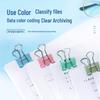 Deli Colored Long Tail Paper Clips