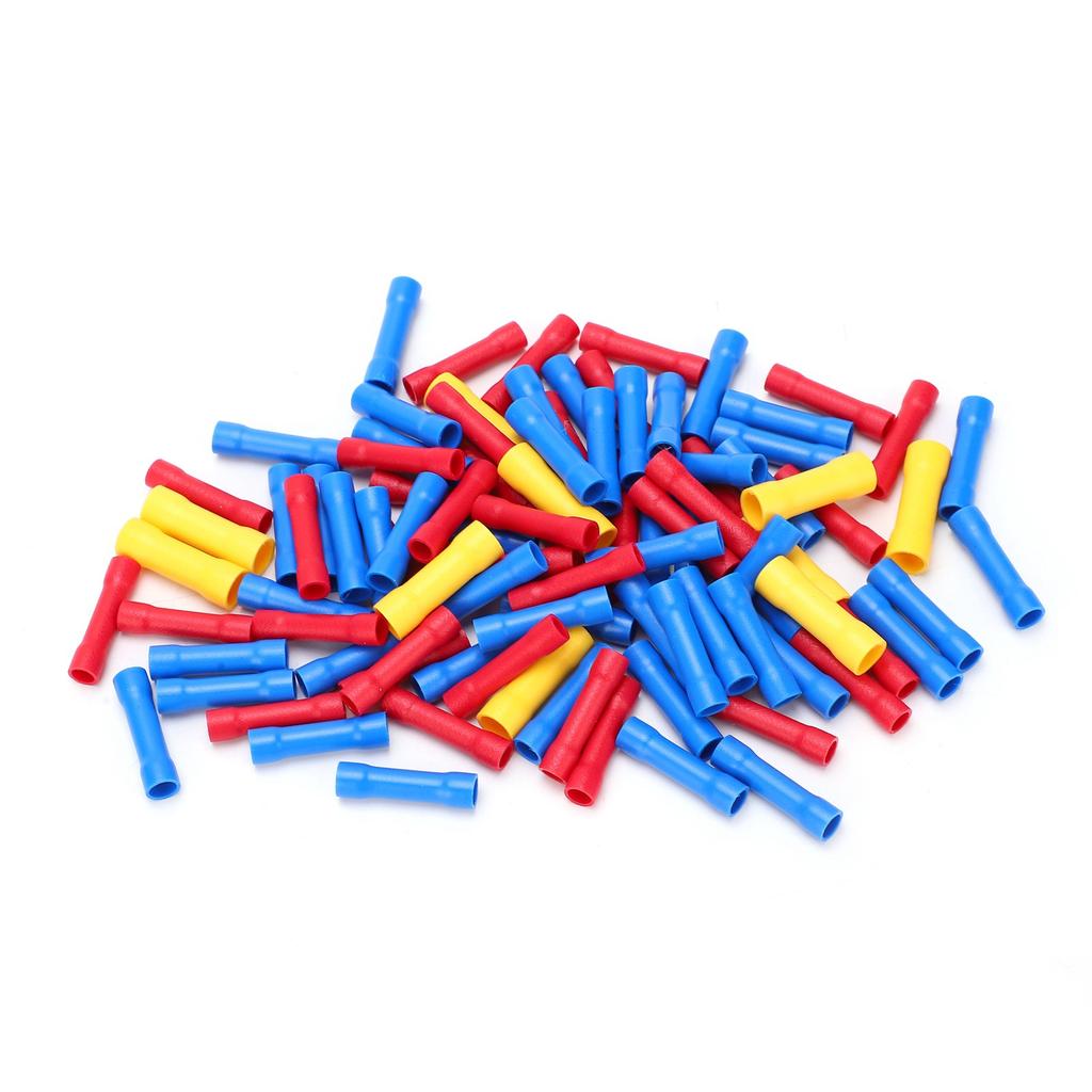 100Pcs Wire Connector Fully Insulated Waterproof Battery Welding Cable Tubular Terminal