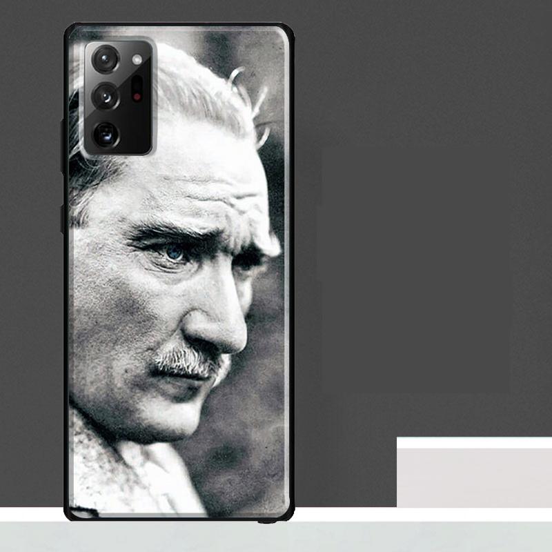 Mustafa Kemal Ataturk Case For Samsung Galaxy S25 Ultra S23 S22 S21 S24 Ultra S9 S10 S20 Plus S25 FE Phone Cover