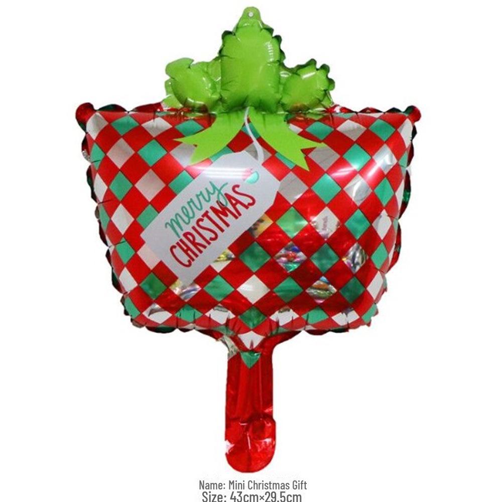 Christmas Cartoon Balloons: Santa, Snowman, Elk, Christmas Tree Decorations