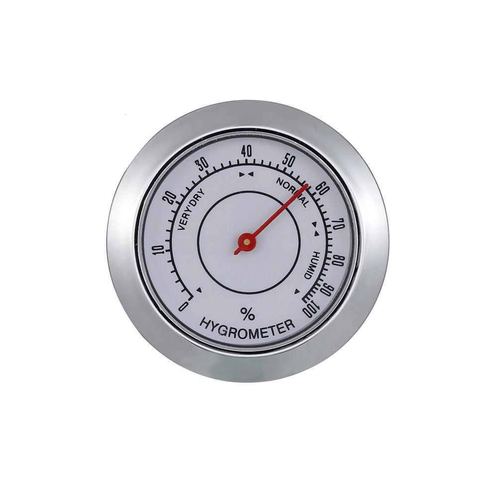 Round Thermometer Hygrometer: Temperature & Humidity Meter for Tea Boxes, Pianos, Cigars, and Humidors.