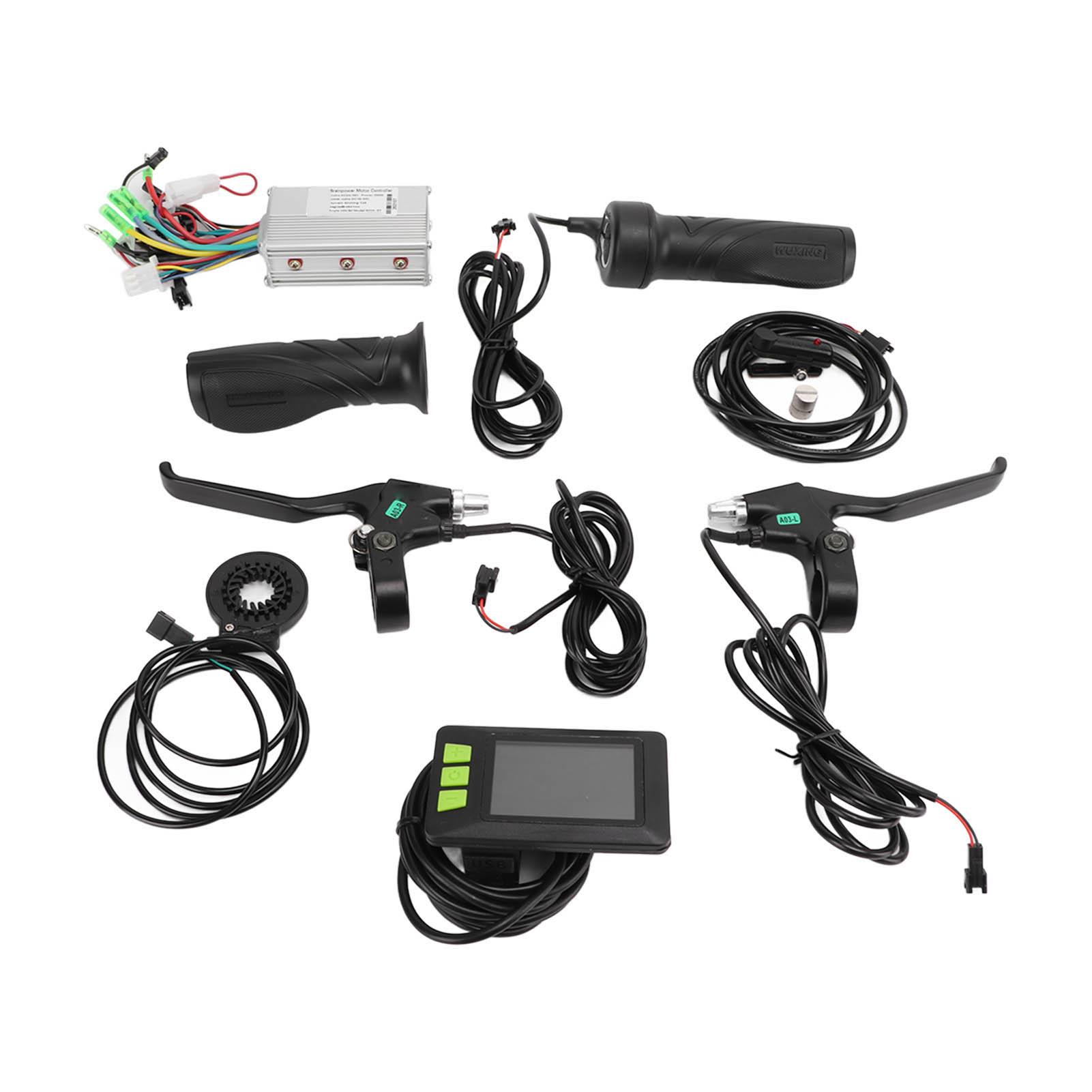

350W Electric Bike Brushless Controller Kit with Throttle Brake Sensor 930A LCD Display 24/36V