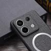 For Xiaomi Redmi Note 13 Pro 5G/Poco X6 5G Cell Phone Case Cloth Texture Cover Compatible with MagSafe