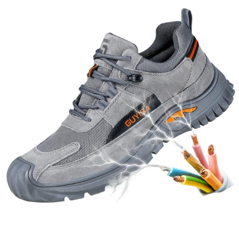 Insulated Shoes Men's Plastic Bag Head Anti-smashing and Anti-piercing Protective Insulation 10KV Electrical Shoes