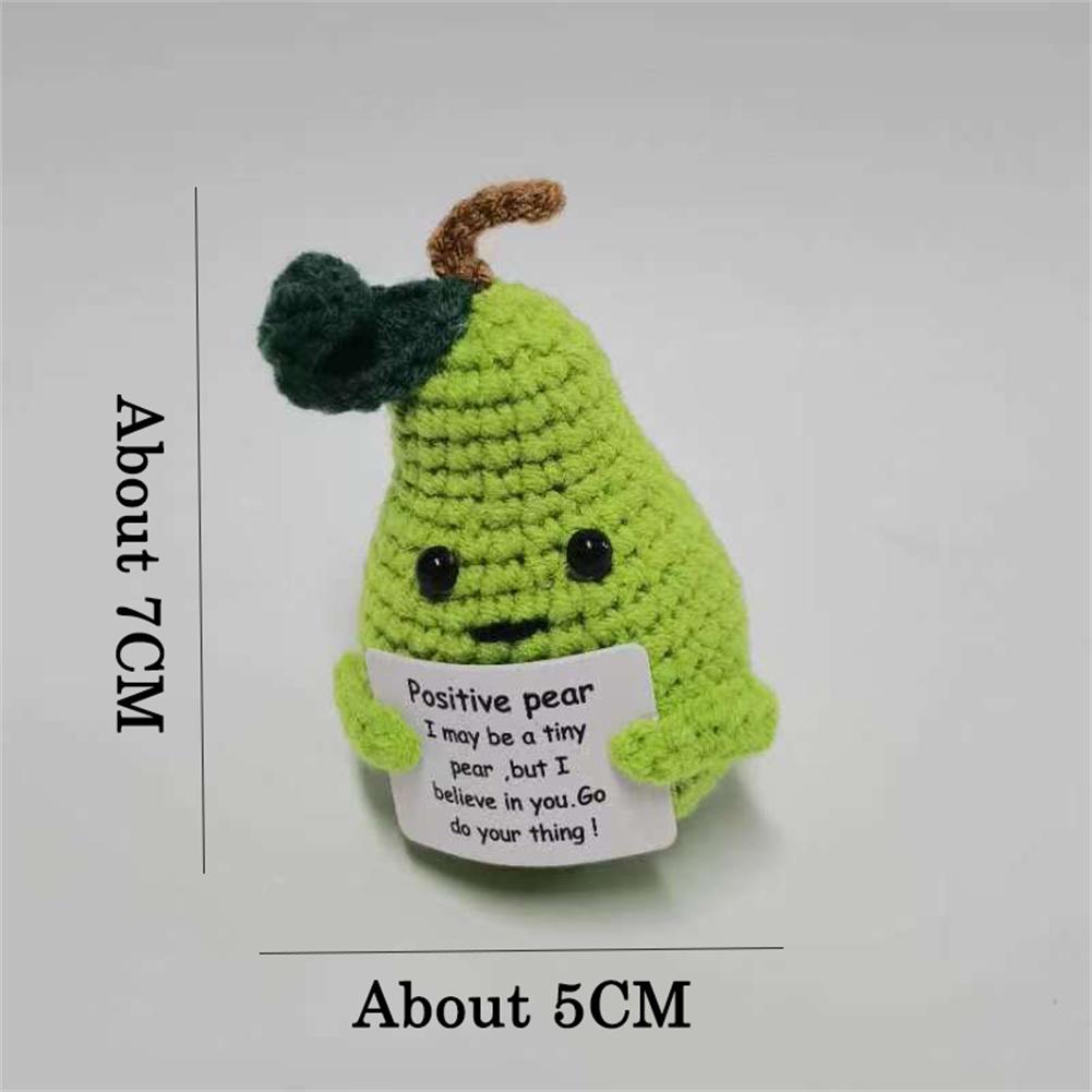 El Yapımı Pozitif Enerji Patates Bebek Ev Dekorasyonu Mini Peluş Örgü Yün Patates Bebek Sevimli Doğum Günü Hediyeleri Ofis Oda Dekoru