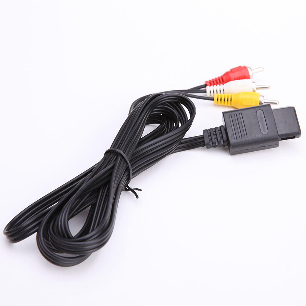 AV Cable Composite Video Cord AV Cable To RCA Audio Video AV Cable Cord Audio TV Video Cord for Nintendo 64 GameCube SNES SFC