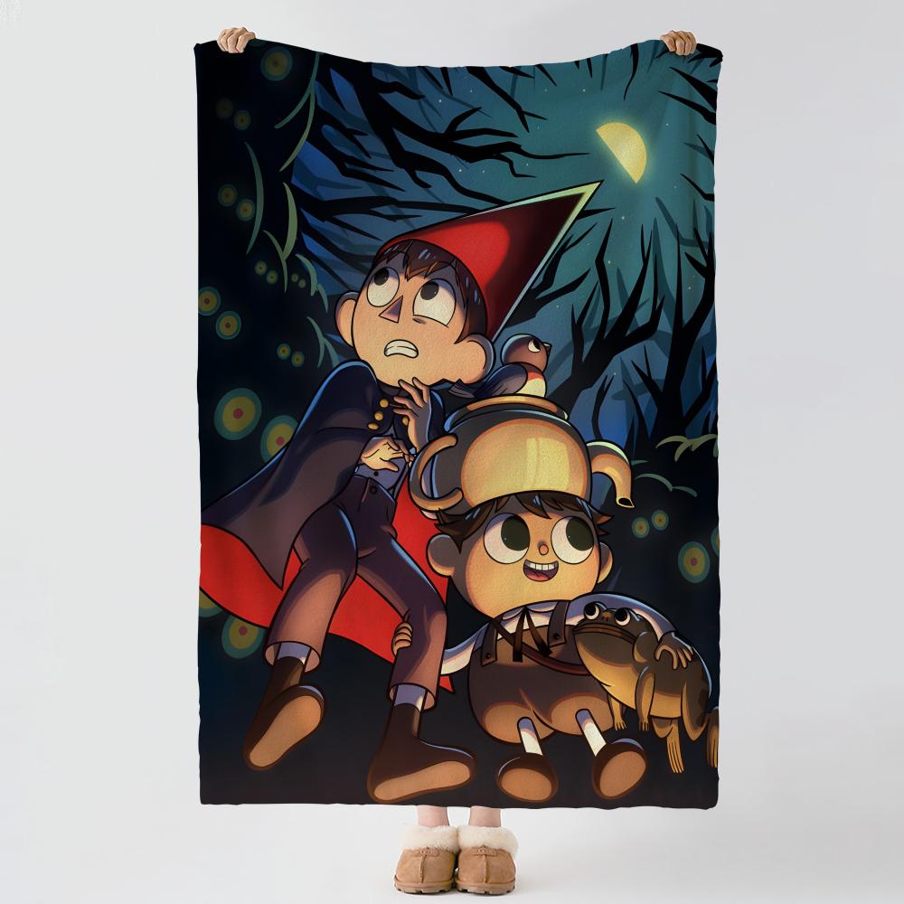 Animation O-Over The Garden Wall-l Throw Thick Comfort Flannel Quilt, Multi-scene Use Indoor Outdoor Daily Nap