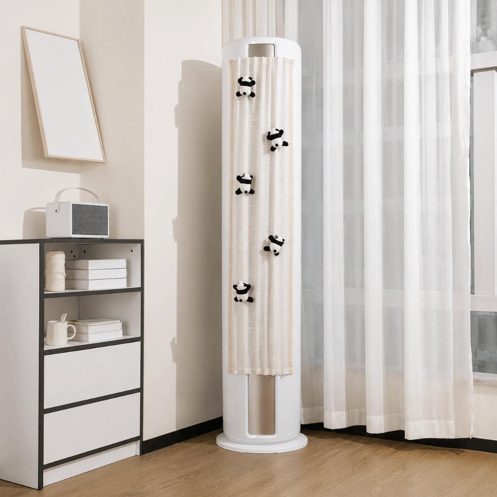 Hanging Design Wind Shield Curtain Anti-direct Wind Dustproof Cover AC Curtain  Postpartum Recovery