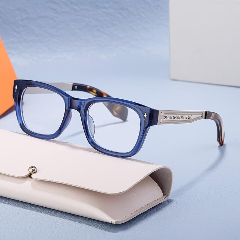 Can Be Equipped With Myopia Square Glasses Men'S Retro Flat Glasses Men'S Optical Frames
