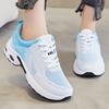 Fashion Mixed Color Women Sport Sneaker Autumn New Lace Up Thick Sole Sneakers Woman Breathable Mesh Running Shoes Plus Size 44