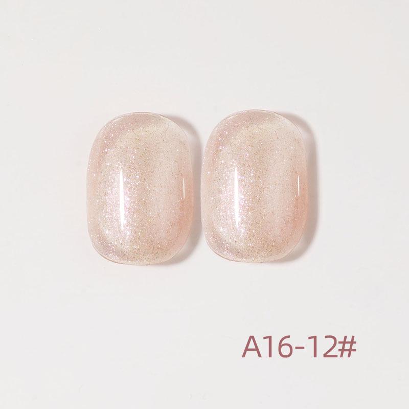 Versatile Pearlescent Iridescent Glitter Gel Polish 2024 - High-Density Flash Nail Art UV Gel