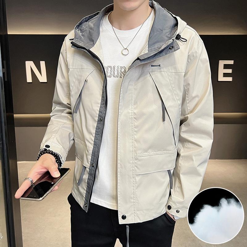 Winter Heren Donzen Jas Verdikt Warm Trendy Capuchon Tooling Jas