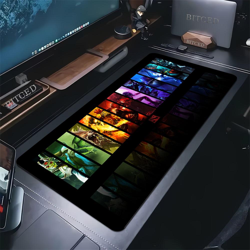 XXL DOTA Game Mauspads Erweitertes Mauspads Büro Computerzubehör Langlebige Schreibtischunterlage Rutschfeste Gummistoff Tastaturpads