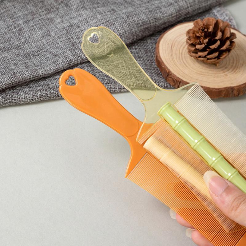 Plastic Lice Comb Double-Sided Super Dense Teeth Remove Dandruff Scalp Cleansing Scalp Massage Comb Flea Removal Hair Tools