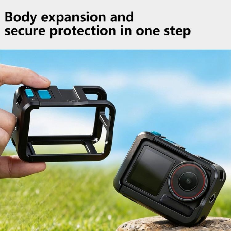 Metal Protective Frame Cage Rabbit Cage Bezel With Adapter for Action 5/4/3 Sports Camera Accessories Metal Rabbit Cage