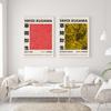 Kusama Yayoi Exhibition Canvas Painting Posters Print Abstract Modern Japanese Wall Art Pictures For Living Room Home Decoration