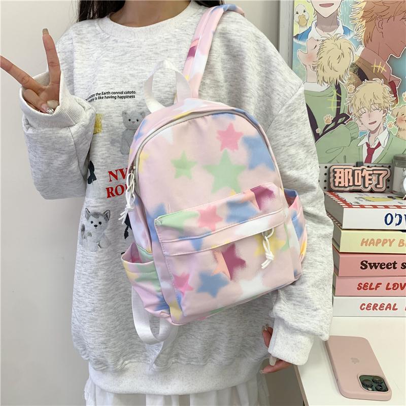 School Bag Women's Backpack Color Rainbow Backpack