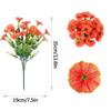 Artificial Morning Glory Flower UV Resistant Hanging Flowers Silk Morning Glory Garden Wedding Decoration Outdoor Hanging Plants