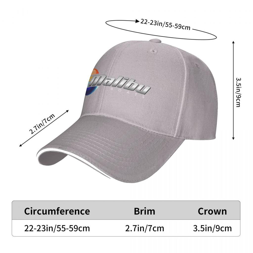 Malibu Boats Cap Baseball Cap Golf Rugby Hat Male Women's
