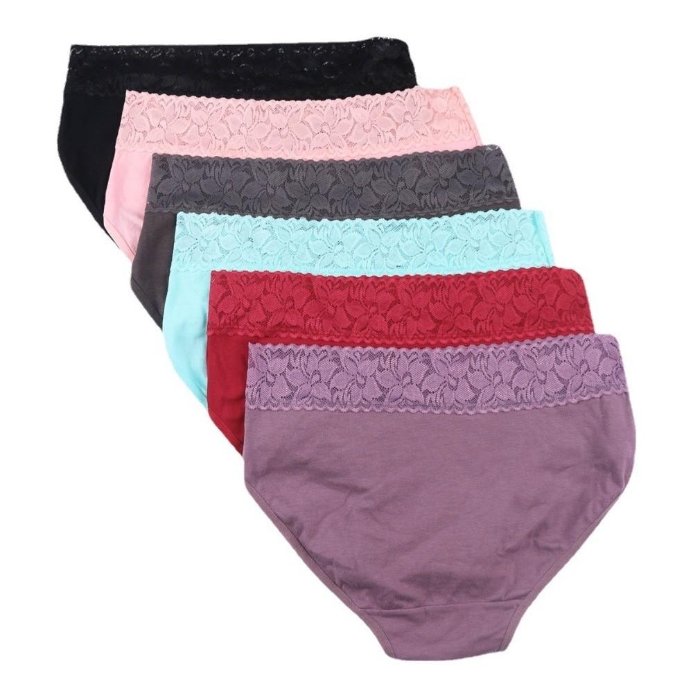 Lace Design Cotton Underwear Wide Belt Leakproof Panties New Menstrual Panties  for Women