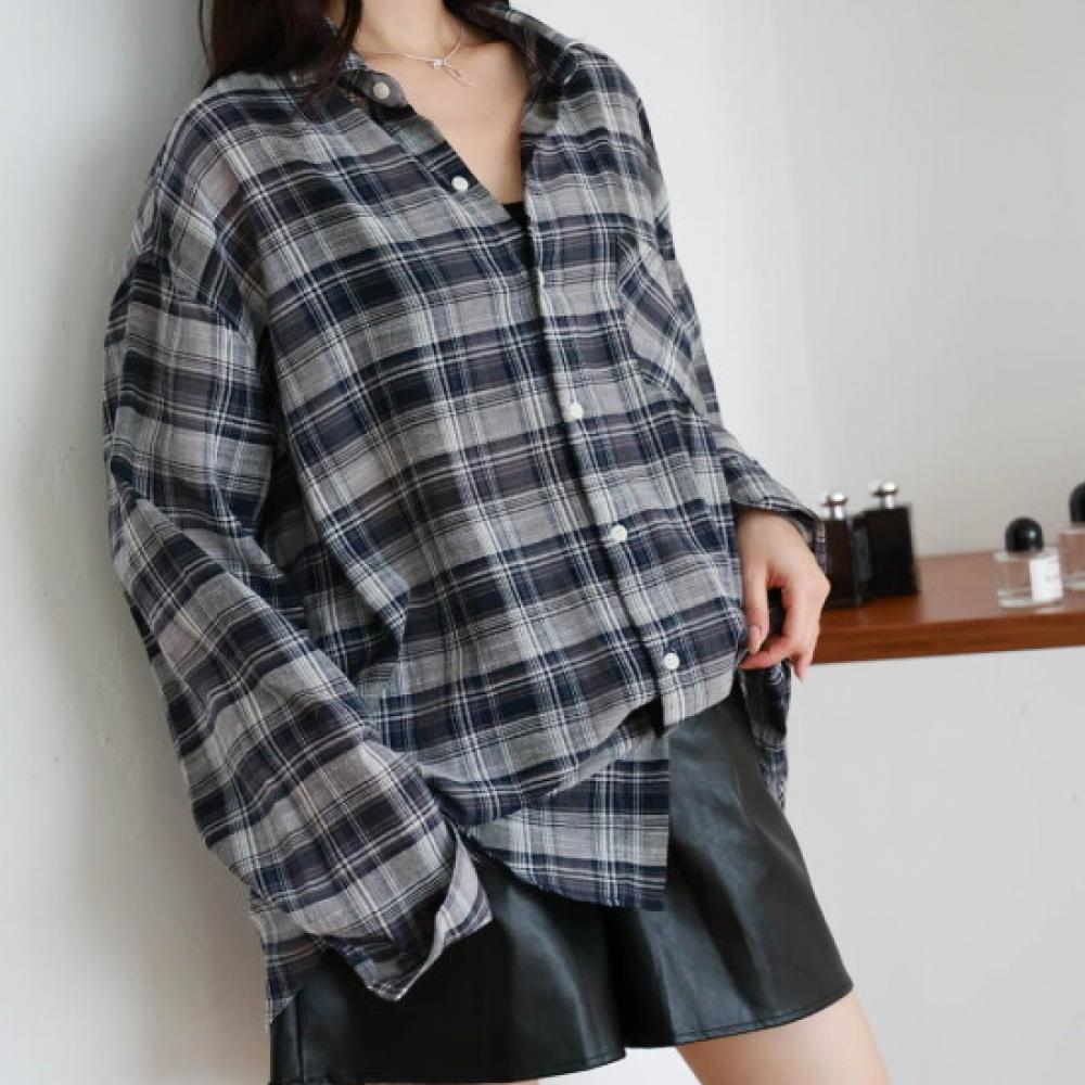 New ArrivalS Open Run Women S baSic Daily Autumn Shirt With Check Pattern