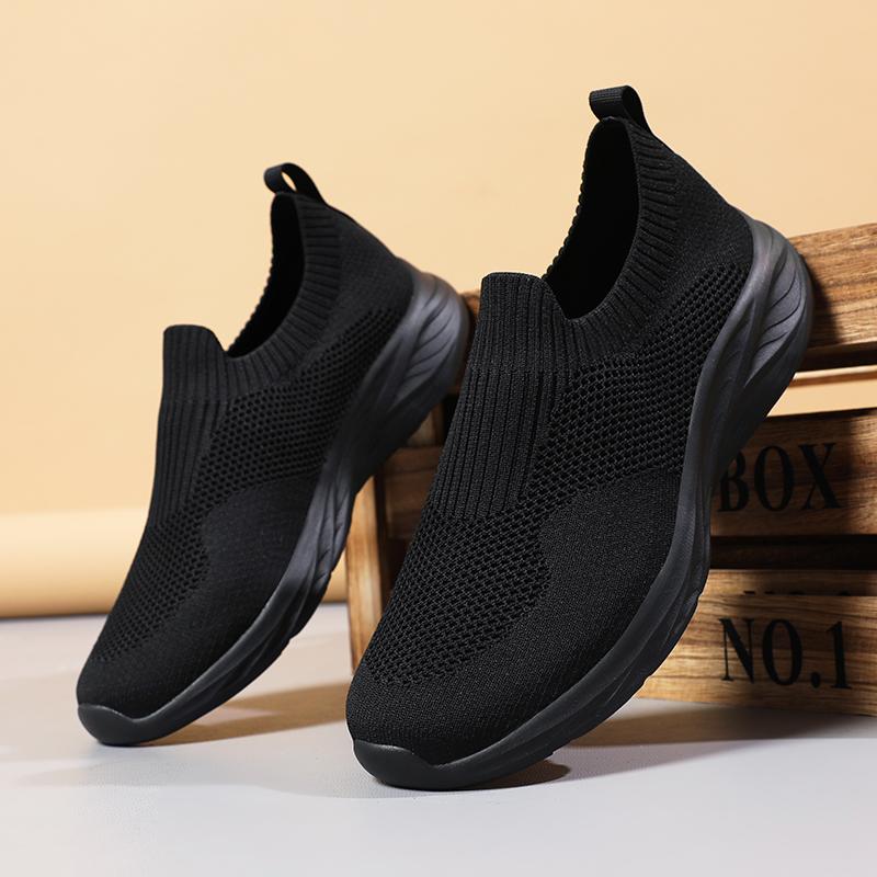 

Мужская обувь Дышащие кроссовки для бега Легкие Удобные Модные Уличные Спортивные Повседневные Черные Туфли Размер 39-48 39