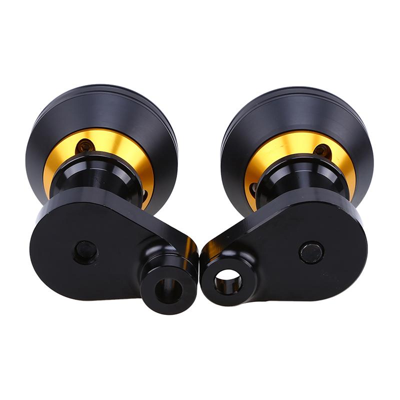 1 Pair Motorcycle Frame Slider Protectors For Yamaha R1 2004-2006 Scooter Falling Protector Aluminum Gold