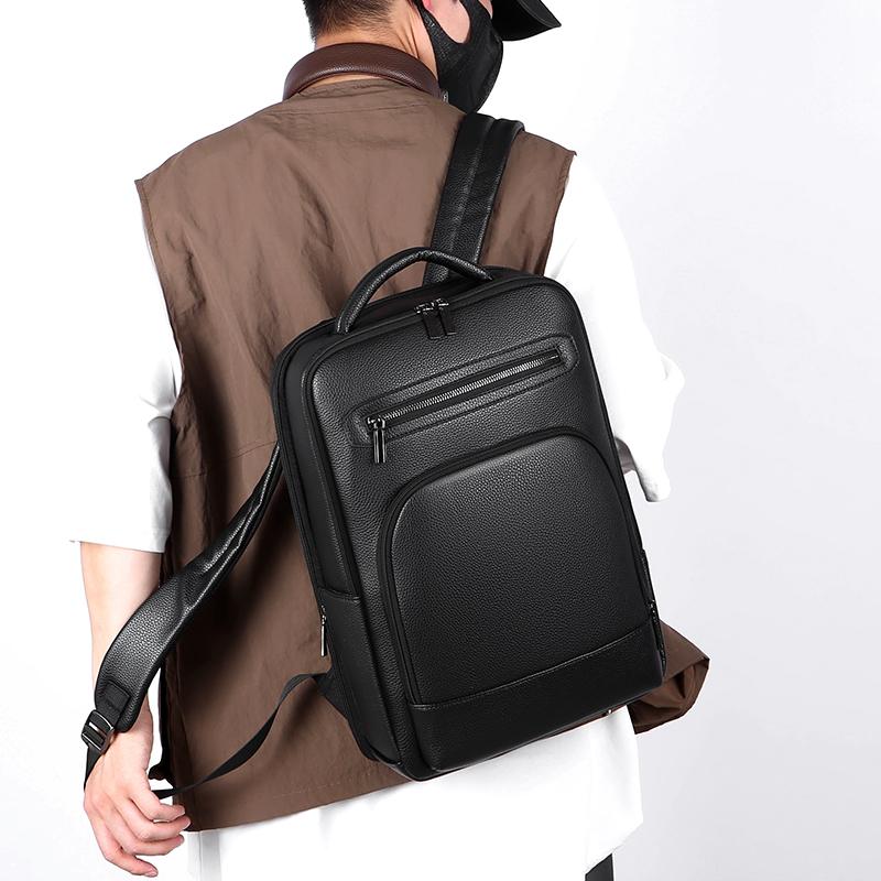 Business-Rucksack, High-End Herren-Rucksack, modisch und multifunktional, großes Fassungsvermögen 16-Zoll-Computertasche für Herren