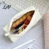 Stain Proof Pencil Holder Strawberry Cake Roll Case Large Capacity Cylindrical Pen Pouch Girlish Desk Accessory Cute Stationery Storage Bag