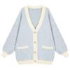Autumn 2025 Thick Knit Women's Cardigan - Loose, Lazy Style