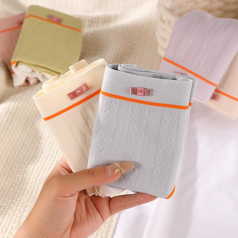 5 Pcs/Set Underwear for Women Seamless Panties Breathable Soft Briefs Girls Panty Mid Waist Underpants