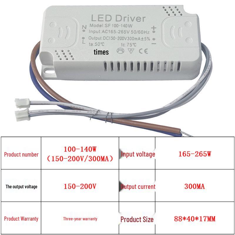 Non-Isolated Constant Current LED Driver 24W/50W Single Color Power Supply for Ceiling Lights