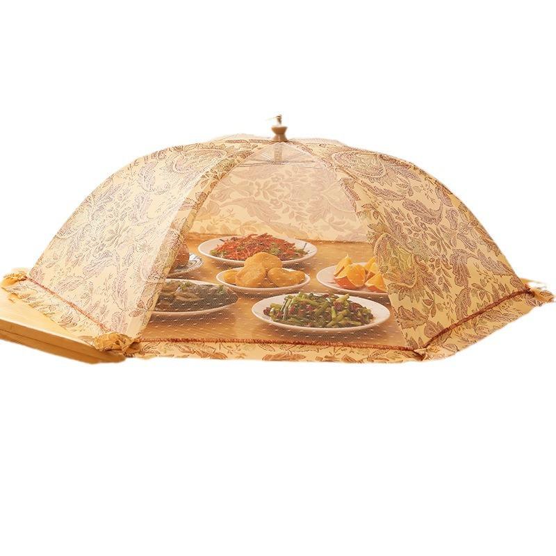 New Mesh Foldable Printed Food Cover for Table, Modern Style, Dustproof