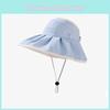 Upgrade Velvet Uv Protection Wide Brim Sun Hat For Women Spring Summer Outdoor Upf50+ Sunscreen Cap