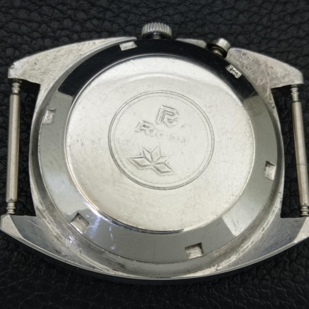 AUTOMATIC VINTAGE RICOH R31 JAPAN MENS BLUE COLOR DIAL WATCH a707719-1