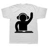 Funny Dj Cat T Shirts Summer Style Graphic Cotton Streetwear Short Sleeve Music Hip Hop Birthday Gifts T-shirt Mens Clothing