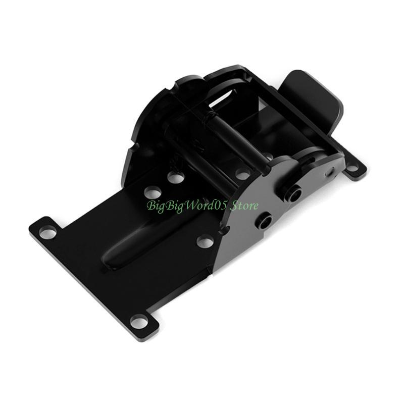 24TE Прочные складные шарниры для ножек Маленькие структурные шарниры для столов и DIY-проектов чёрный