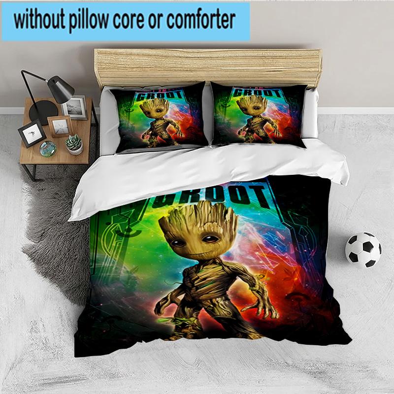 Gr-oot Valentine's Day 3PCS Bedding set,Ideal for 1pc Duvet Cover And 2pcs Pillowcases Perfect for Fan gift,Ideal for Bedroom, Dormitory