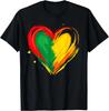 African Heart Black History Month African American T-Shirt Unisex T-Shirt