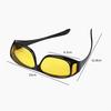 Night Vision Driver Goggles Unisex HD Non-polarized Car Driving Sunglasses Eyewear