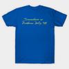 Taglia Asiatica Cotone Unisex T-shirt Stampa T-shirt Da qualche parte nel Nord Italia, 1983 T-shirt Stampa No-Cut Vestibilità Regolare