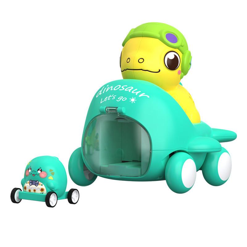 

Abs Animal Shaped Inertia Ejection Car Toy For Emotional Visual And Intellectual Development синій