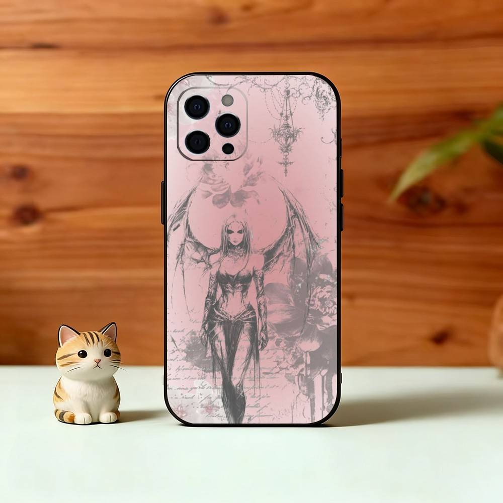G-Gothic D-Dark A-Aesthetic Phone Case Silicone Soft For IPhone 17 16 15 14 13 12 11 X XR Plus Pro Max Plus