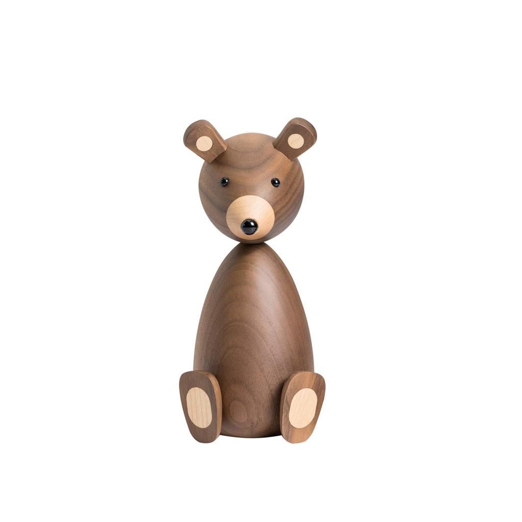 Keynis Wooden Toys, Interior Decor, Animal Figurines, Reproductions, Scandinavian Style, Articulated, Teak and Beech Materials, Monkey, Lion, Cat,