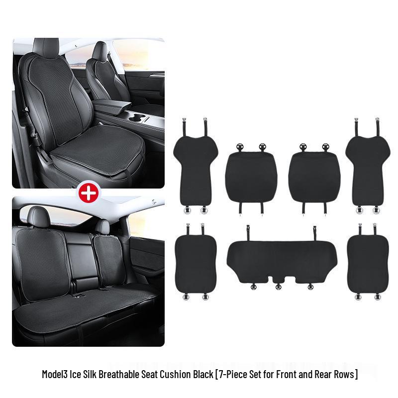 Ventilated Seat Covers for Tesla Model Y/3 - Summer Car Seat Modification Accessories.