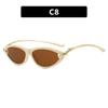 Simple Cat Eye Sunglasses  New Style Street Fashion Personality Show off High-End Feelings Sunglasses for Men And Women