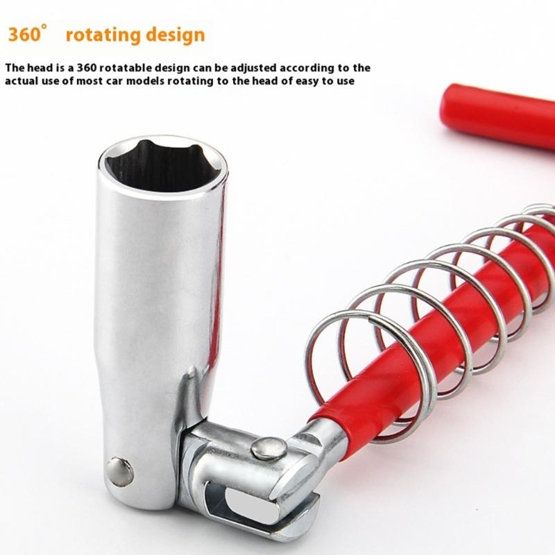 Universal Spark Plugs Socket Wrench Double 16mm 21mm Size Heat Treated Alloy Steel Ergonomic Grip Suitable For Mechanics