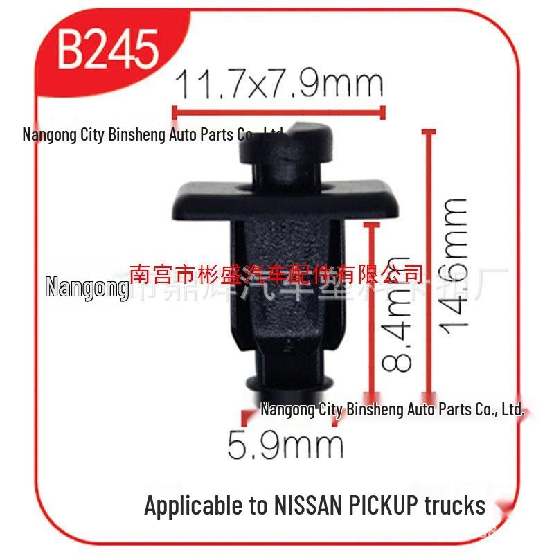 Front Grille Positioner Fixing Clip for Pickup Truck Accessories (Model B245)